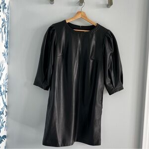 VELVET Faux Leather Dress